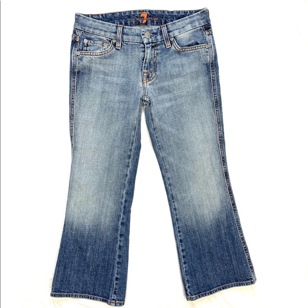 7 For All Mankind Crop Boot Cut A Pocket Jeans